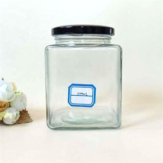 Hũ Thủy Tinh Vuông 500ml