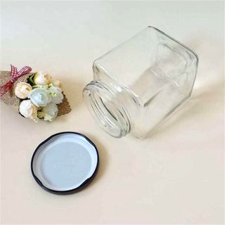 Hũ Thủy Tinh Vuông 500ml