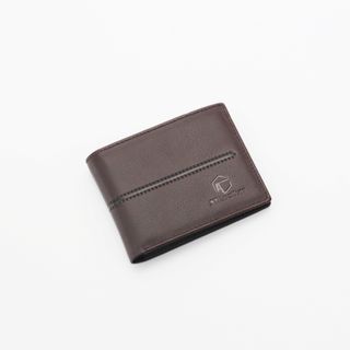 Bóp ví da nam AT Leather H71 màu nâu - bóp da bò thật