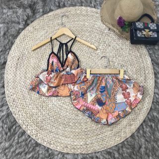 Đồ ngủ voan ngắn sexy dây