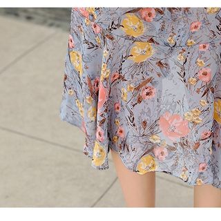 ĐẦM SUÔNG HOA TRỄ VAI 01503S