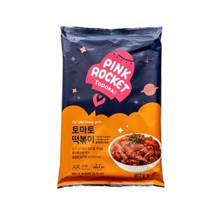 Bánh gạo Topokki Pink Rocket vị Cà chua Túi 240gr giá sỉ