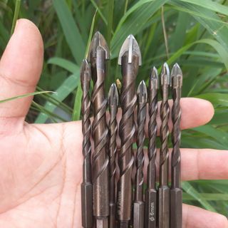 MŨI KHOAN LỤC GIÁC ĐA NĂNG. CÓ 4 SIZE MŨI 6.8. 10 12