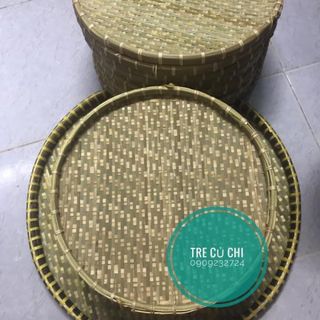 Mẹt tre làm từ cật