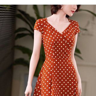 đầm xòe chấm bi tay con - giá sỉ, giá gốc, xưởng giá sỉ, xưởng giá gốc, xưởng giá rẻ