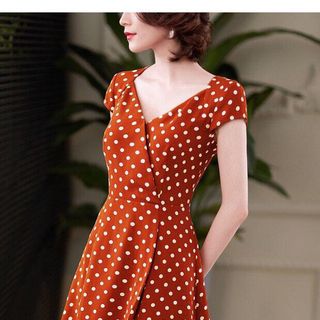 đầm xòe chấm bi tay con - giá sỉ, giá gốc, xưởng giá sỉ, xưởng giá gốc, xưởng giá rẻ