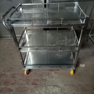 Kệ đẩy thức ăn 3 tầng 50 x 80 x 100cm
