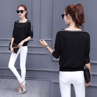 ÁO NỮ VIỀN VAI 01338S