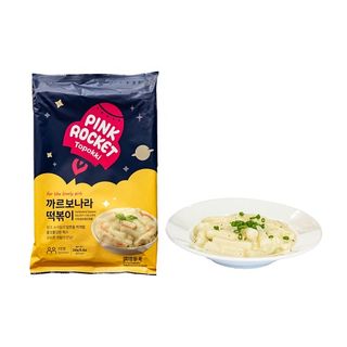 Bánh gạo Topokki Pink Rocket vị Phô Mai Túi 240gr