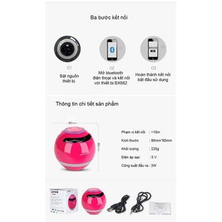 Loa hình trứng A18 có đèn led và mich nhận cuộc gọi