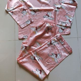 Bộ Đồ ngủ pijama nữ quần dài tay dài chất lụa cao cấp