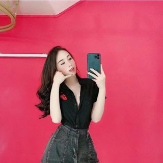 Áo thun cổ trụ hàng cao cấp
