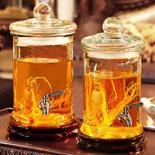 Bình Trụ Trơn Thủy Tinh 3L