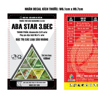 Ốc chúa -450ml ( Abamectin 3.6 G/ lít)
