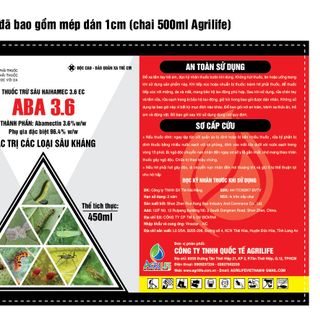 Ốc chúa -450ml ( Abamectin 3.6 G/ lít)