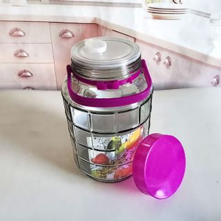 Bình Thủy Tinh Quai Tím Dung Tích 5L