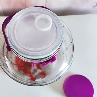 Bình Thủy Tinh Quai Tím Dung Tích 5L