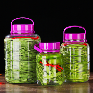 Bình Thủy Tinh Quai Tím Dung Tích 5L
