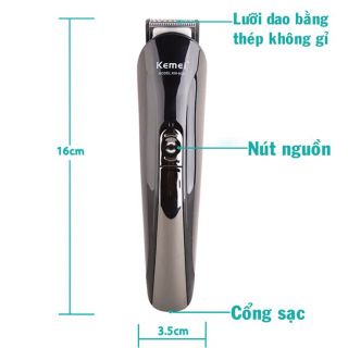 Tông đơ cắt tóc chuyên nghiệp kemei KM 600