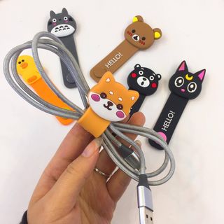 Thú Kẹp Dây Cáp Sạc Và Tai Nghe