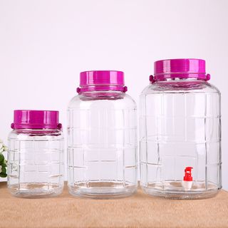 Bình Thủy Tinh Quai Tím Dung Tích 12L