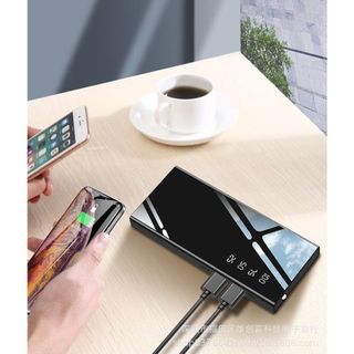 PIn Dự Phòng Cao Cấp Đen Bóng Cas Dung lượng khủng 20000mha Pin 5 lõi