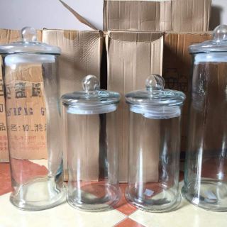 Bình Trụ Trơn Thủy Tinh 6L