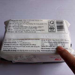 Khan uot cuc da 120 mieng Choice L Lotte Han Quoc gia dinh gia si