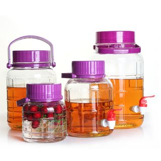 Bình Thủy Tinh Quai Tím Dung Tích 2L