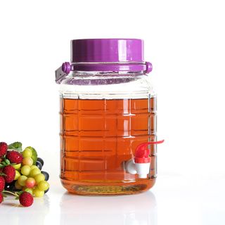 Bình Thủy Tinh Quai Tím Dung Tích 2L