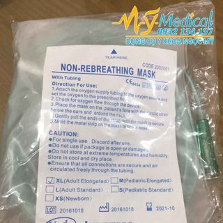 Mask thở oxy có túi Greetmed