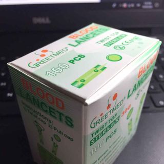 Kim lấy máu thử đường huyết Greetmed hộp 100 cái