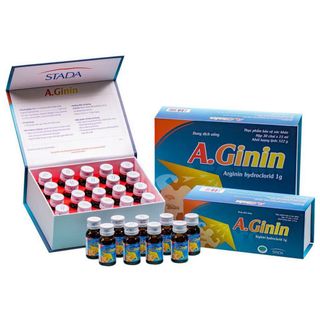 Thuốc bổ gan - giải độc gan A.GININ - STADA VN (Stellapharm) (hộp 30 chai x 15ml)