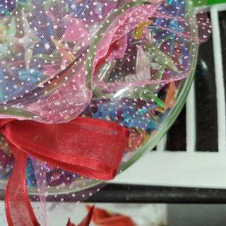 Lọ thủy tinh 1000 con hạc giấy đẹp 500k