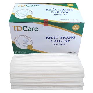 Khẩu Trang Y Tế TDCare-4 Lớp Màu Trắng giá sỉ