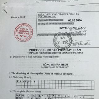 Đặt trị mụn thâm và nám da Kem Fany's-T