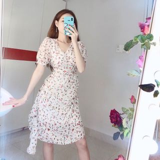 Đầm hoa hàng cao cấp