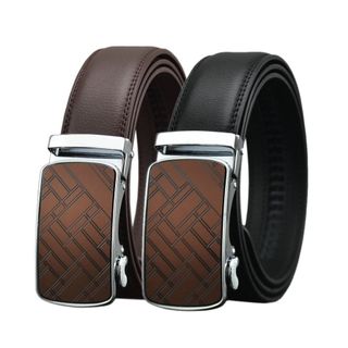 Thắt lưng dây nịt da bò AT Leather P108 khóa tự động