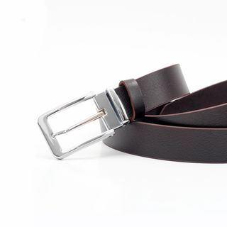 Thắt lưng dây nịt da bò AT Leather M4K35-04 màu nâu khóa kim