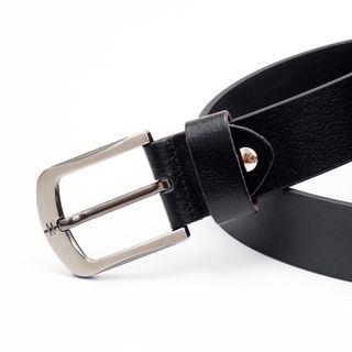 Thắt lưng dây nịt da bò AT Leather M4K-04 màu đen khóa kim