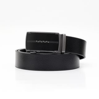 Thắt lưng dây nịt da bò AT Leather M4-09 màu đen khóa tự động
