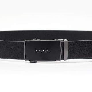 Thắt lưng dây nịt da bò AT Leather M4-09 màu đen khóa tự động