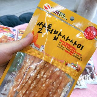 SNACK THỊT TÚI 70G SNACK THỊT CUỘN XƯƠNG 70G (6C) (SUNNY) Happy Snack - Blue Ocean - Victory
