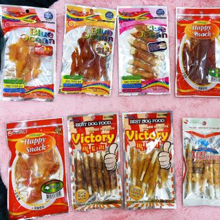 SNACK THỊT TÚI 70G SNACK THỊT CUỘN XƯƠNG 70G (6C) (SUNNY) Happy Snack - Blue Ocean - Victory