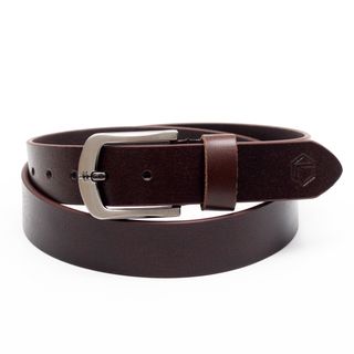 Thắt lưng dây nịt da bò AT Leather M4K-04 màu nâu khóa kim