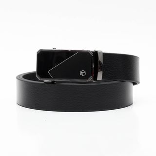 Thắt lưng dây nịt da bò AT Leather M4-07 màu đen khóa tự động