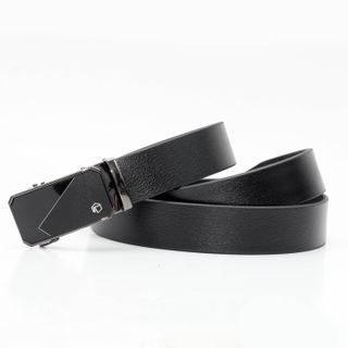 Thắt lưng dây nịt da bò AT Leather M4-07 màu đen khóa tự động