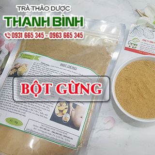 Bột Gừng Cạo Vỏ Nguyên Chất