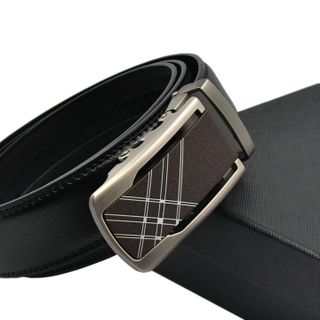 Thắt lưng dây nịt da bò AT Leather P123 khóa tự động