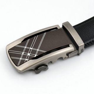 Thắt lưng dây nịt da bò AT Leather P123 khóa tự động